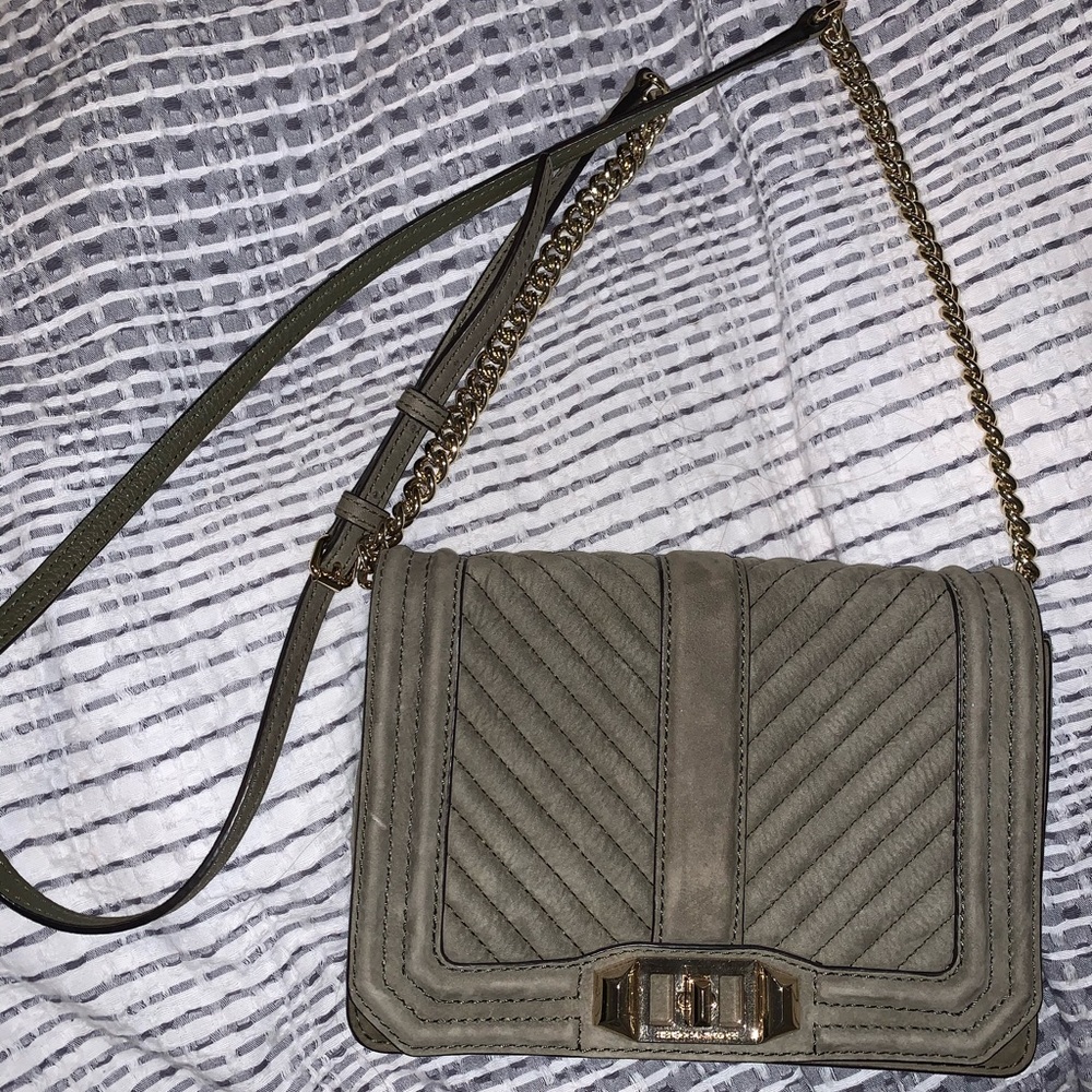 New Rebecca Minkoff Suede Crossbody Bag